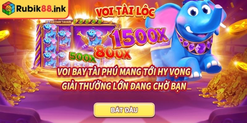 Giới thiệu tổng quan về Nổ hũ Voi Tài Lộc Rubik88
